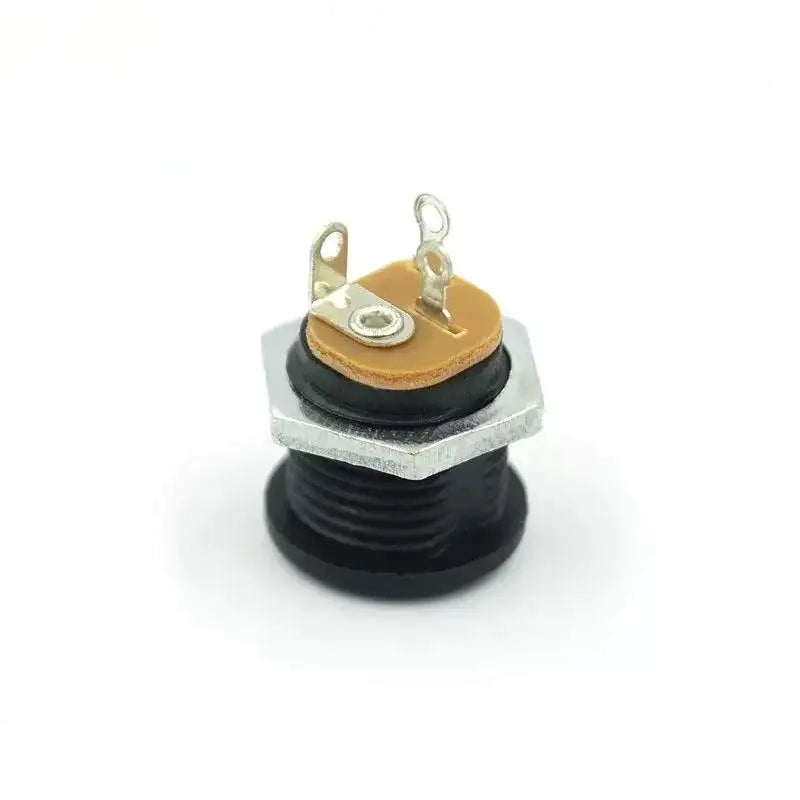 DC-022 DC Power Jack Socket 5.5 x 2.1mm Female Panel Mount Connector with Waterproof Cap