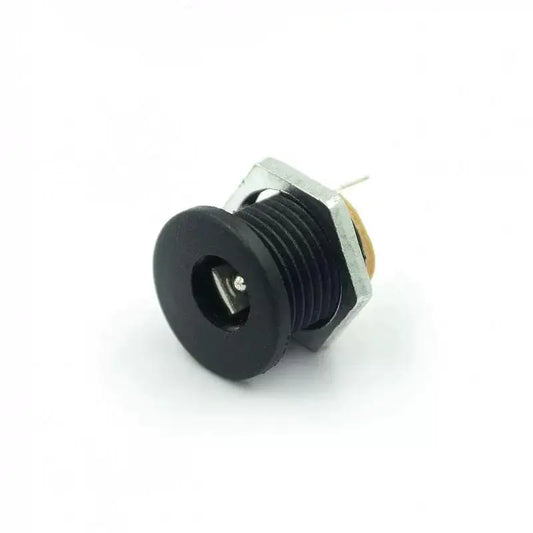 DC-022 DC Power Jack Socket 0.217 x 0.083 in hembra Panel Mount Conector con tapa impermeable